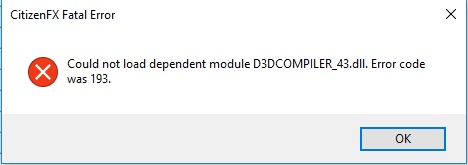 d3dcompiler 43.dll gta 5