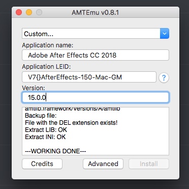 amt emulator 0.8.1 mac