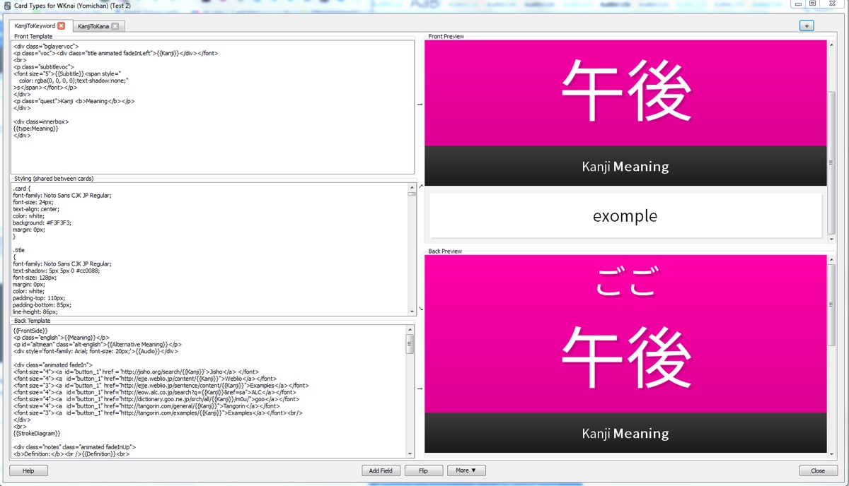 Anki Deck Template] WK Anki, Crihak's Flavor - API And Third-Party Apps -  WaniKani Community